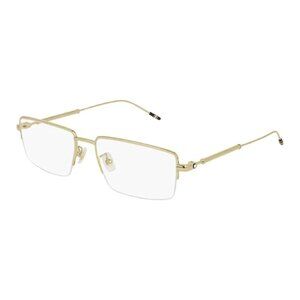 NEW  MONTBLANC EYEGLASSES GOLD MEN EYEWEAR MONTBLANC MB0113O 004